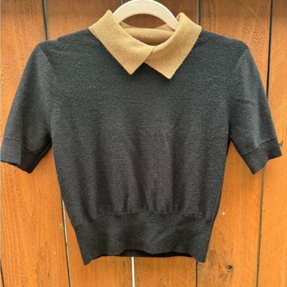 STAUD Tops - STAUD Short Sleeve Sweater